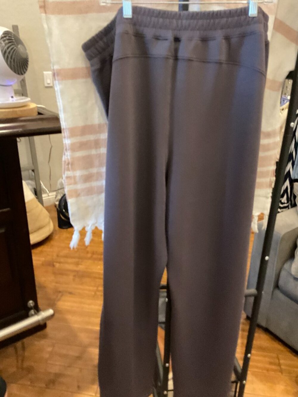 SPANX Women’s Wide-Leg Pants in Charcoal